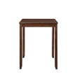 New Classic Furniture Gia Solid Wood Counter Table W/2 Chairs in Cherry Brown