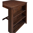 New Classic Furniture Gia Solid Wood Counter Table W/2 Chairs in Cherry Brown