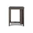 New Classic Furniture Gia Solid Wood Counter Table W/2 Chairs in Gray
