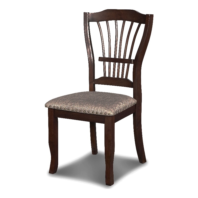 New Classic Furniture Bixby Solid Wood Dining Chairs in Espresso (Set of 2)