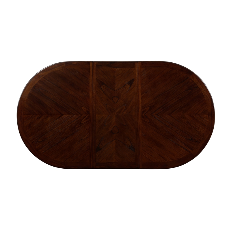 New Classic Furniture Bixby Contemporary Solid Wood Dining Table in Espresso