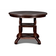 New Classic Furniture Bixby Solid Wood Counter Dining Table in Espresso