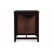 New Classic Furniture Gia Solid Wood Counter Table W/2 Chairs in Ebony Black