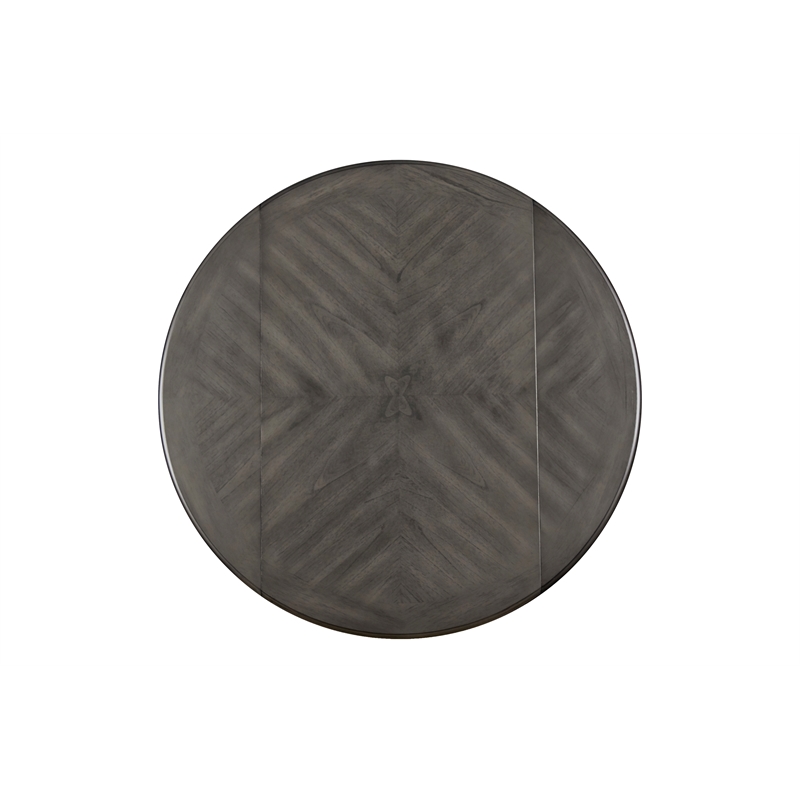 New Classic Furniture Gia Solid Wood Counter Drop Leaf Table W/2 Chairs in Gray