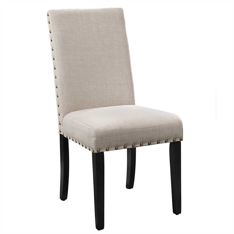 New Classic Furniture Crispin Wood Round Dining Table & 4 Chairs - Natural