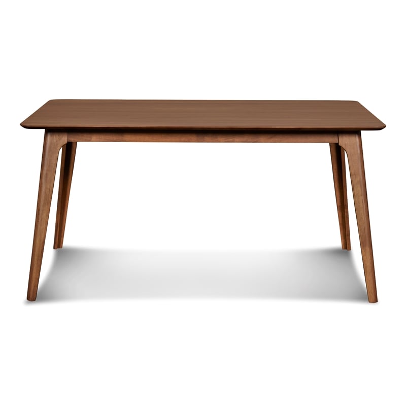 New Classic Furniture Oscar 7-piece Wood Dining Set in Walnut