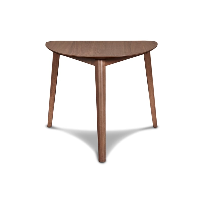 New Classic Furniture Oscar 3-piece Wood Dining Set in Walnut