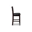 New Classic Furniture Gia 5-Piece Transitional Wood Dining Set in Ebony