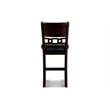 New Classic Furniture Gia 5-Piece Transitional Wood Dining Set in Ebony