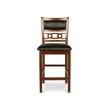 New Classic Furniture Gia 5-Piece Transitional Wood Dining Set in Brown