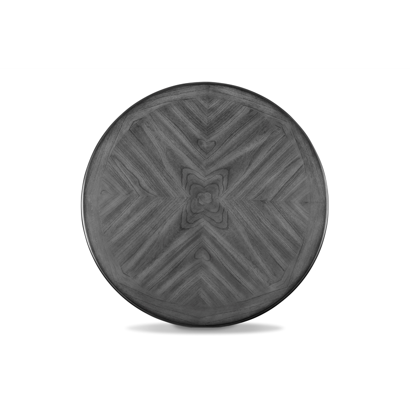 New Classic Furniture Gia 5-Piece Transitional Wood Dining Set in Gray