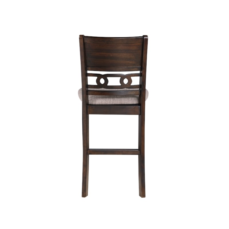 New Classic Furniture Gia 5-Piece Transitional Wood Counter Set in Cherry