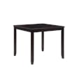 New Classic Furniture Gia 5-Piece Transitional Wood Counter Set in Ebony