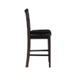 New Classic Furniture Gia 5-Piece Transitional Wood Counter Set in Ebony