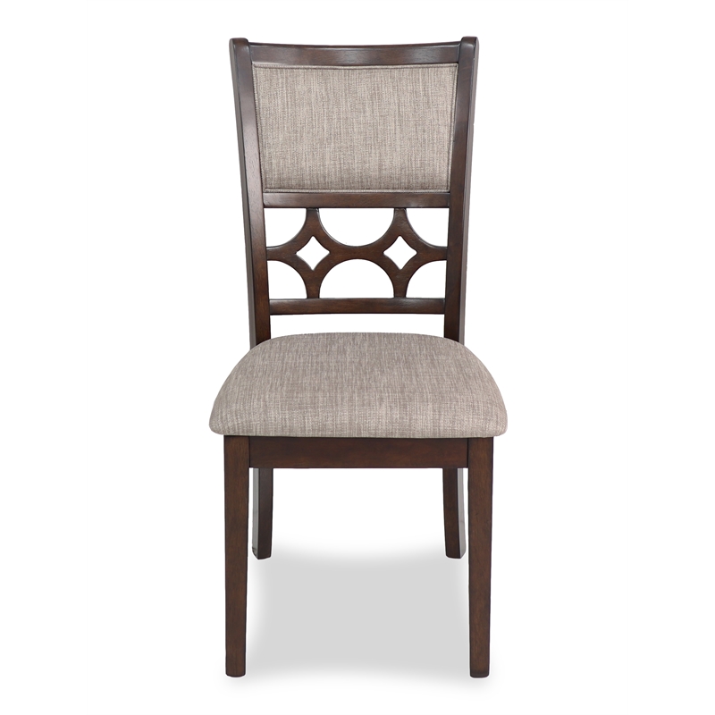 New Classic Furniture Mitchell 5-Piece Transitional Wood Dining Set in Cherry