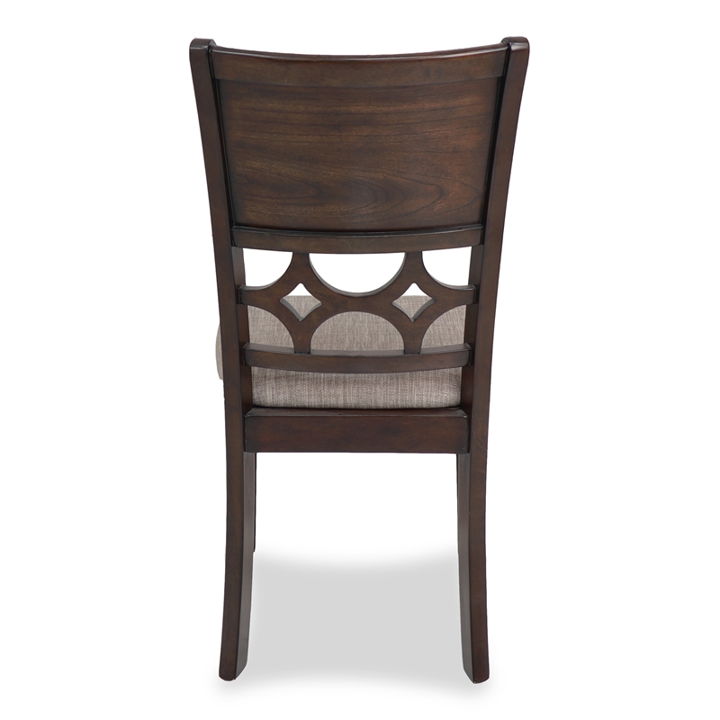New Classic Furniture Mitchell 5-Piece Transitional Wood Dining Set in Cherry