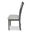 New Classic Furniture Mitchell 5-Piece Transitional Wood Dining Set in Gray