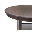 New Classic Furniture Mitchell 5-Piece Transitional Wood Counter Set in Cherry