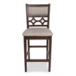 New Classic Furniture Mitchell 5-Piece Transitional Wood Counter Set in Cherry