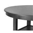 New Classic Furniture Mitchell 5-Piece Transitional Wood Counter Set in Gray