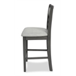 New Classic Furniture Mitchell 5-Piece Transitional Wood Counter Set in Gray
