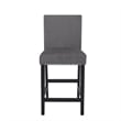 New Classic Furniture Celeste 5-Piece Faux Marble & Wood Counter Set in Gray