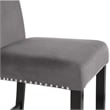 New Classic Furniture Celeste 5-Piece Faux Marble & Wood Counter Set in Gray