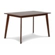 New Classic Furniture Morocco 5-Piece Mid-Century Wood Dining Set in Orange
