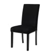 New Classic Furniture Celeste 5-Pc Faux Marble/Wood Dining Set w/ 4 Chair-Black