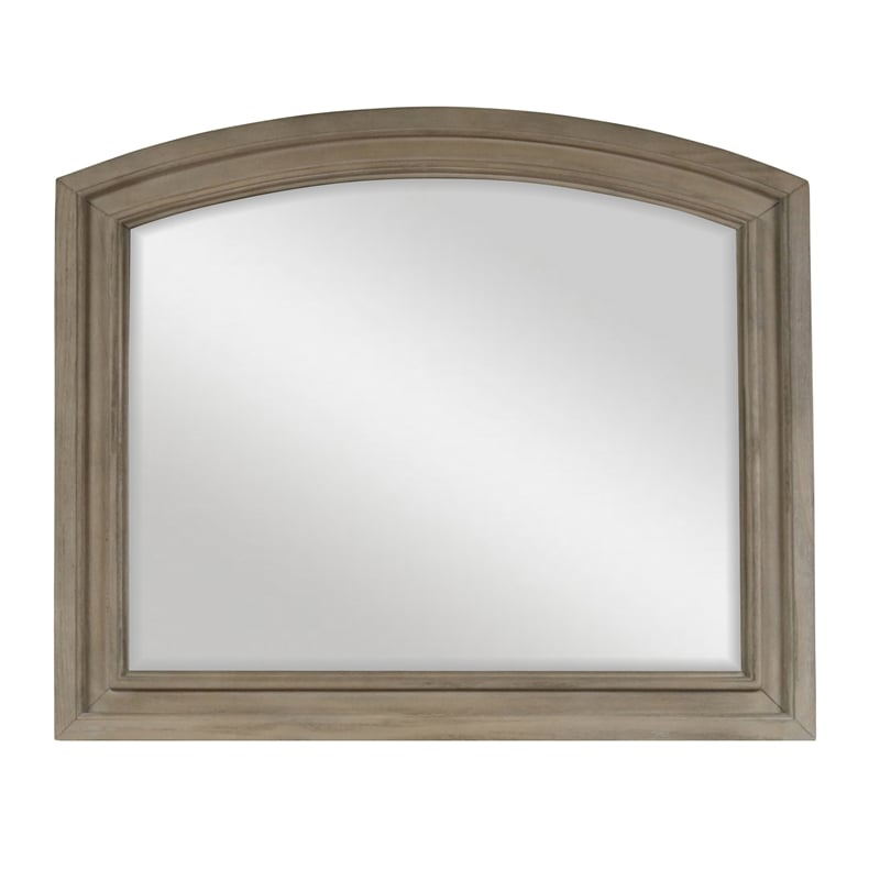 New Classic Allegra 4-Piece Wood King Bedroom Set with Chest in Pewter