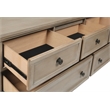 New Classic Allegra 4-Piece Wood Cal King Bedroom Set with Chest in Pewter
