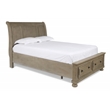 New Classic Allegra 4-Piece Wood Cal King Bedroom Set with Chest in Pewter