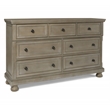 New Classic Allegra 5-Piece Wood California King Bedroom Set in Pewter