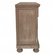 New Classic Furniture Allegra 2-Drawer Wood Media Console in Pewter
