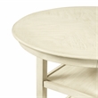 New Classic Furniture Amy 5PC Round Wood Counter Set w/ 4 Chairs in Bisque Beige
