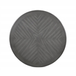 New Classic Furniture Amy 5-Piece Round Wood & Fabric Counter Set in Gray
