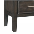 New Classic Furniture Andover Wood Nightstand with 2 Drawers in Nutmeg