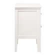 New Classic Furniture Andover Wood Nightstand with 2 Drawers in White
