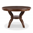 New Classic Cori 5-Piece Round Wood Dining Table Set with 4 Chairs in Cherry
