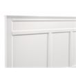 New Classic Furniture Andover Rubberwood & Veneer King Bed in White