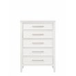 New Classic Andover 4-Piece Wood Queen Bedroom Set with Chest in White