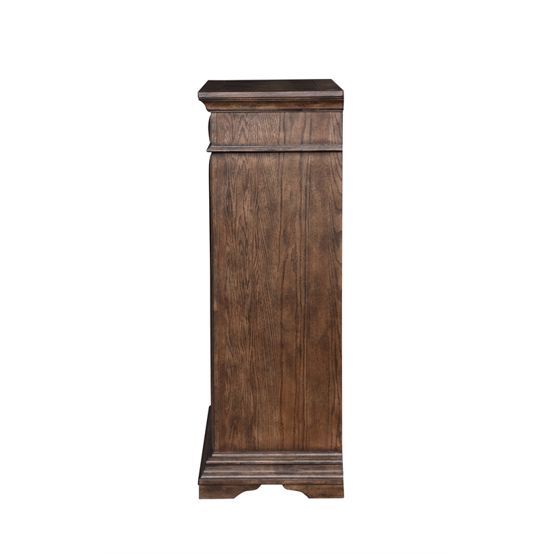 New Classic Mar Vista 4-Piece Wood King Bedroom Set with Chest in Walnut