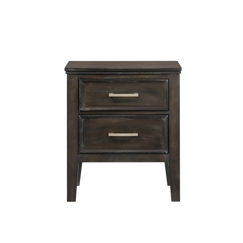 New Classic Furniture Andover 6-Piece Wood Queen Bedroom Set in Nutmeg