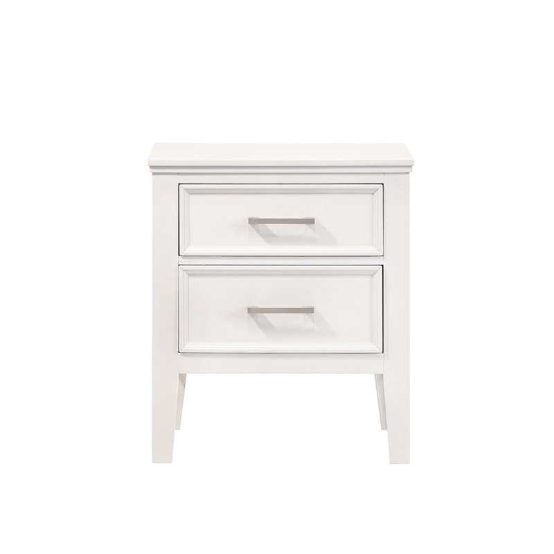 New Classic Furniture Andover 6-Piece Wood Queen Bedroom Set in White