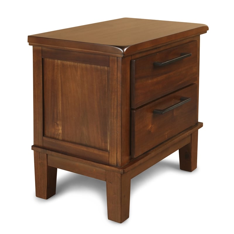 New Classic Furniture Cagney 6-Piece Wood King Bedroom Set in Chestnut