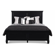 New Classic Furniture Tamarack Wood King Panel Bed in Black Finish