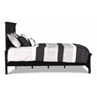 New Classic Furniture Tamarack Wood King Panel Bed in Black Finish