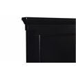 New Classic Furniture Tamarack Wood King Panel Bed in Black Finish