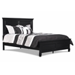 New Classic Furniture Tamarack Wood King Panel Bed in Black Finish