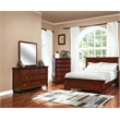 New Classic Tamarack 4PC Wood Cal King Bedroom Set with Chest in Brown Cherry